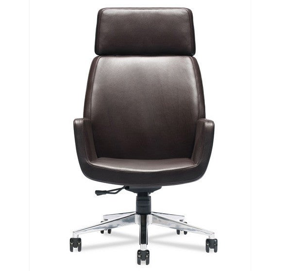 Executive Leather Office Chair with Memory Foam